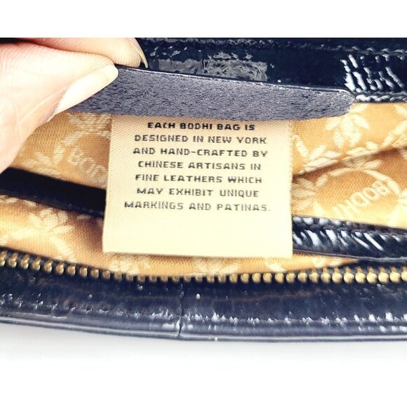 Bodhi Medium Soft Leather Clutch in‎ Black - Size 8.5 x 14 x 2 - Picture 8 of 10